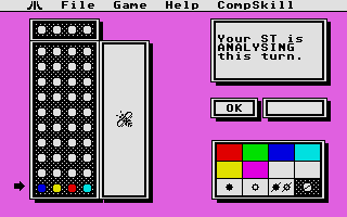Mastermind atari screenshot